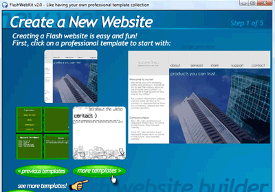 Easily create your own professional Flash intros in minutes for your websites