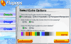 Screenshot of the customizing part of FlaPops
